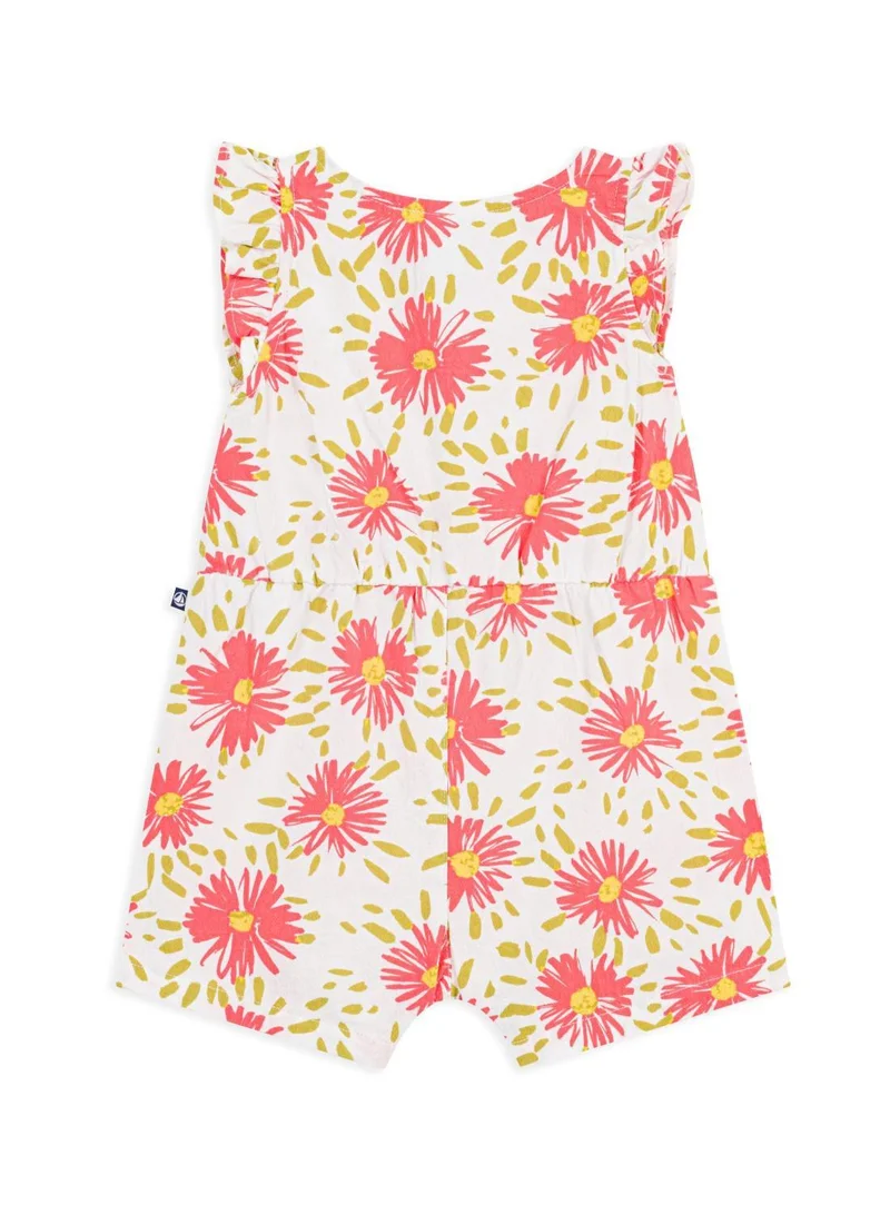 بيتي باتو Babies' floral print cotton playsuit